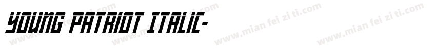 Young Patriot Italic字体转换